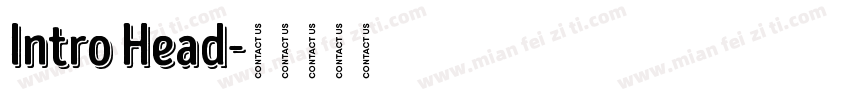 Intro Head字体转换